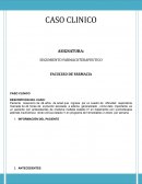 Segumiento farmacoterapéutico Caso clínico