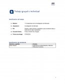 Diseña y aplica estudio cuantitativo para recolectar datos a través de un caso e aplicación