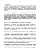 Aspecto político: la inestabilidad ideologica de los partidos