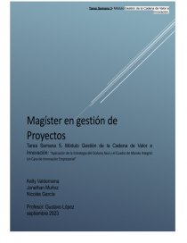 Módulo Gestión de la Cadena de Valor e Innovación. Página 1