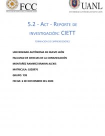 Reporte CIETT. Página 1