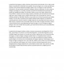 La perdida de las lenguas