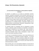 TAA Pensamiento y Expresión