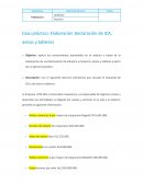 Caso práctico. Elaboración Declaración de ICA, avisos y tableros
