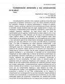 Contaminación alimentaria y sus consecuencias en la salud