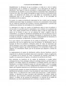 Canales de distribución