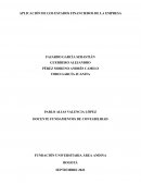 Aplicación de los estados financieros de la empresa