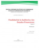 Ejecución de la Auditoría Financiera a la cuenta Caja Bancos