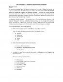 Caso Práctico para 4° semestre de Administración de Empresas