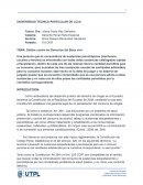 Delitos contra los Derechos del Buen vivir