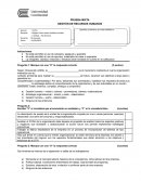 Prueba mixta Gestión de recursos humanos