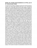 Diseño de vivienda sismorresistente en el Perú