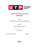 Análisis externo de una organización (Promart)