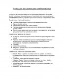 Producción de Lácteos para una Buena Salud