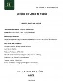 Estudio de carga de fuego hogar multifamiliar