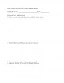 Examen diagnóstico de primer grado