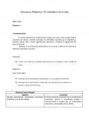 Secuencia Didáctica: El calendario de la sala