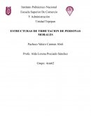 Estructuras de tributación de personas morales