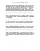 Las características demográficas de la población