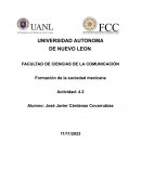 Formación de la sociedad mexicana act 4.2