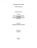 Evalacuacion practica, estadistica