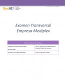 Examen Transversal Compensación Integral
