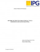 Mejoramiento proceso área Bodega Práctica Laboral