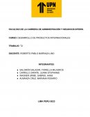 Informe Final Desarrollo de productos internacionales