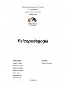 Psicopedagogía. El hombre como unidad biopsicosocial