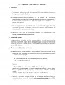 Pautas para informe - Teorías de la motivación