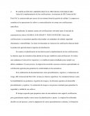 Planificación de labores según el protocolo establecido