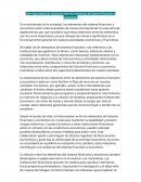 ¿Son importantes las relaciones entre los elementos del sistema financiero y economico?