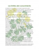 Los límites del conocimiento