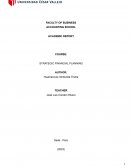 Strategic financial planning