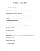 Recursos literarios
