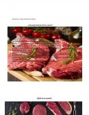 La carne y sus caracteristicas