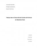 Desarrollo del cerebro