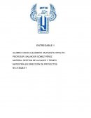 La importancia de la Gestion de alcance y tiempo