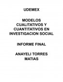 Modelos cualitativos y cuantitativos en investigacion social