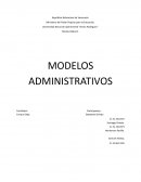 Construcción de un Modelo Administrativo