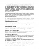 Supuestos estadísticos en las pruebas experimentales