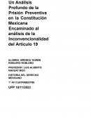 Un Análisis Profundo de la Prisión Preventiva en la Constitución Mexicana