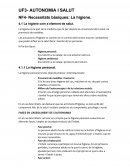 Apunts: Necessitats basiques: La higiene