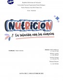 Nutrición y su relación con las ciencias