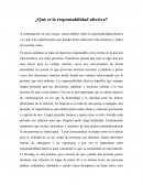 ¿Qué es la responsabilidad afectiva?