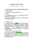 Regresión lineal múltiple