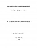 El consumo de drogas en adolescentes