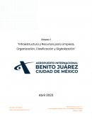 Infraestructura y Recursos para Limpieza, Organización, Clasificación y Digitalización