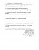 ¿Qué se entiende por problema de investigación?