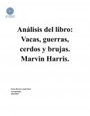 Análisis del libro: Vacas, guerras, cerdos y brujas. Marvin Harris